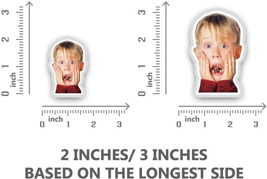 Home Alone Kevin McCallister Double Scream Sticker 3"