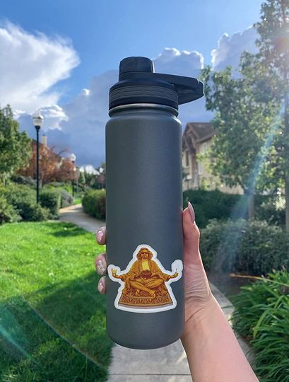 The Big Lebowski Le MEC Budha Sticker 2"