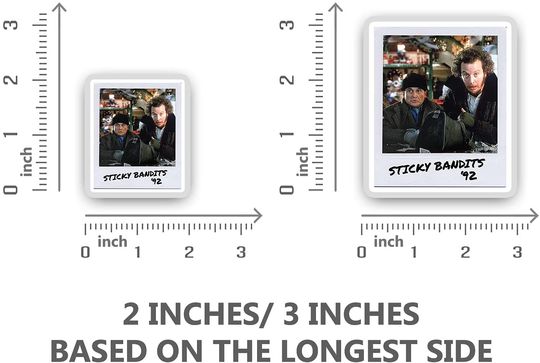 Home Alone Bandits Collants Sticker 2"