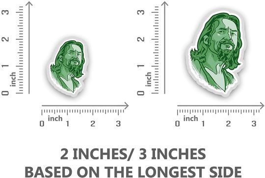 The Big Lebowski Le MEC vert Sticker 3"