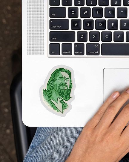 The Big Lebowski Le MEC vert Sticker 3"