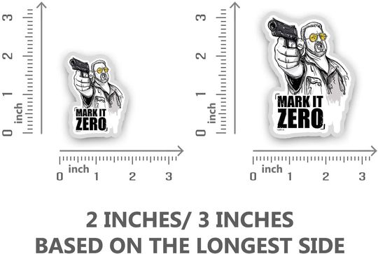 The Big Lebowski Walter le Grand Sticker 3"