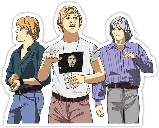 Dazed and Confused  David Wooderson I Get Older They Stay The Same Age Sticker 3"