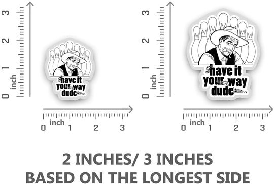 The Big Lebowski Faitesle Votre faon MEC Sticker 3"