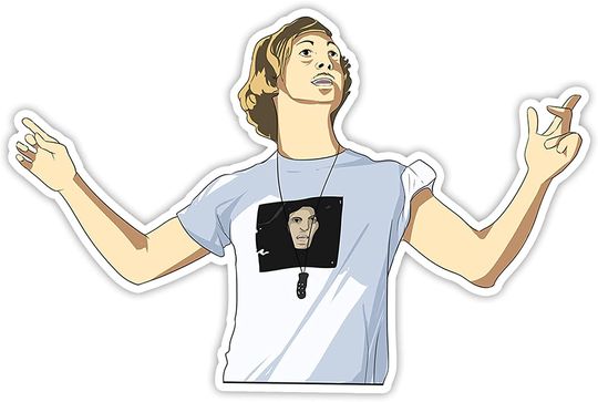 Dazed and Confused  David Wooderson You just Gotta Keep on Livin_ Man. l-i-v-i-n Sticker 3"