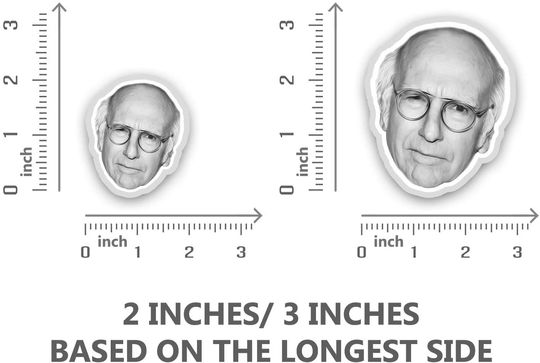 Curb Your Enthusiasm Larry David  Sticker 3"