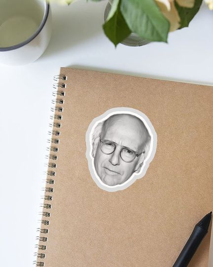 Curb Your Enthusiasm Larry David  Sticker 3"