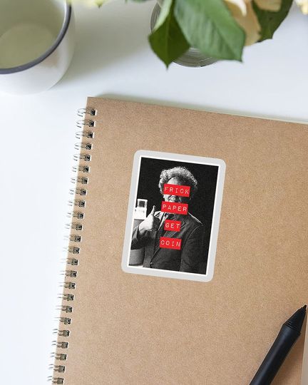 Check It Out! Dr. Steve Brule Paper Frick Get Coin Sticker 2"