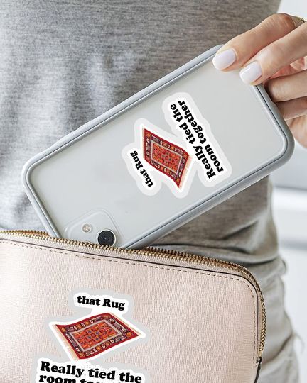 The Big Lebowski ce Tapis a vraiment li la Pice Ensemble Sticker 2"