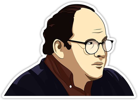 Seinfeld George Costanza Jerry, Just Remember.It&rsquo;s Not A Lie If You Believe It Sticker 3"