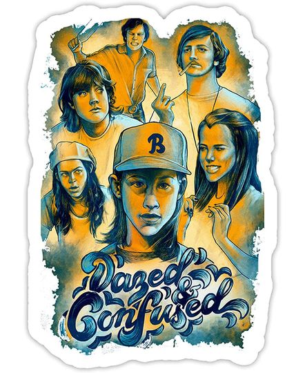 Dazed and Confused  Sticker 3"