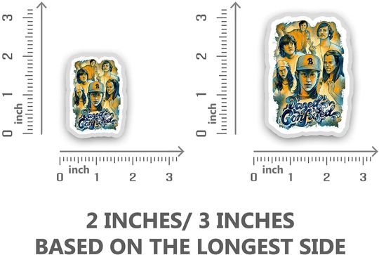 Dazed and Confused  Sticker 3"