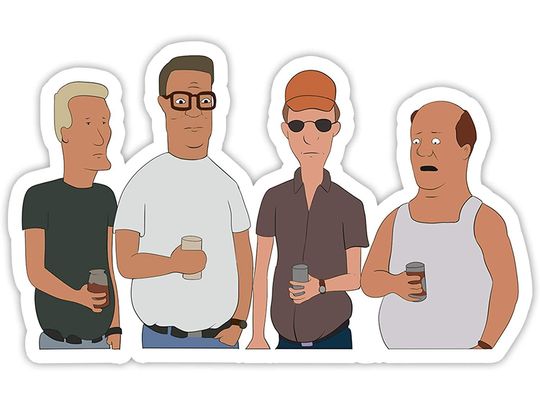 King of The Hill Bobby Yup Yep Yup Mhm Sticker 2"