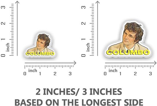 Columbo Just One More Thing  Sticker 2"