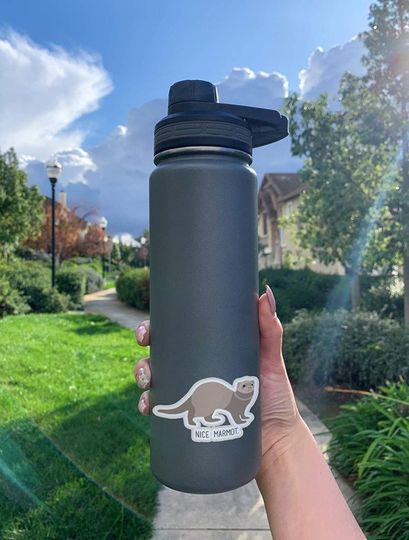 The Big Lebowski Nice Marmot Sticker 2"