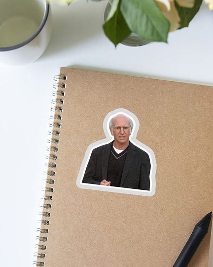 Curb Your Enthusiasm Larry David  Sticker 3"