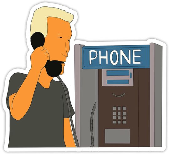 King of The Hill Boomhauer Dang Ol Megalo Mart Go Dang Ol Room Sticker 3"