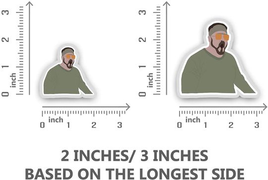 The Big Lebowski Hors de Votre lment Sticker 2"