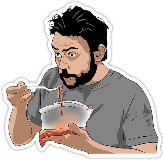 Its Always Sunny in Philadelphia Frank Reynolds Charlie Kelly What is Your Spaghetti Policy Here Sticker 3"