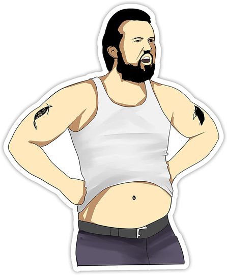 Its Always Sunny in Philadelphia Frank Reynolds i_m not Fat i_m Cultivating Mass Sticker 2"