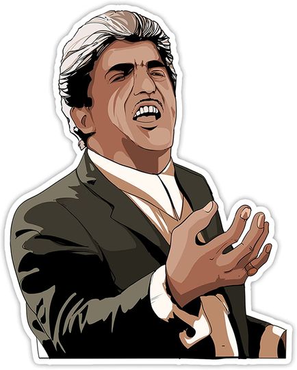 Goodfellas Billy Batts Never Rat On Your Friends and Always Keep Your Mouth Shut Sticker 3"