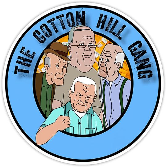 King of The Hill The Cotton Hill Gang Sticker 2"