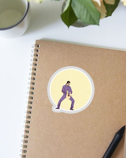 The Big Lebowski Jsus le Grand Sticker 3"