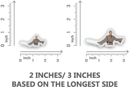 OBI Wan Kenobi i Have The high Ground Sticker 2"