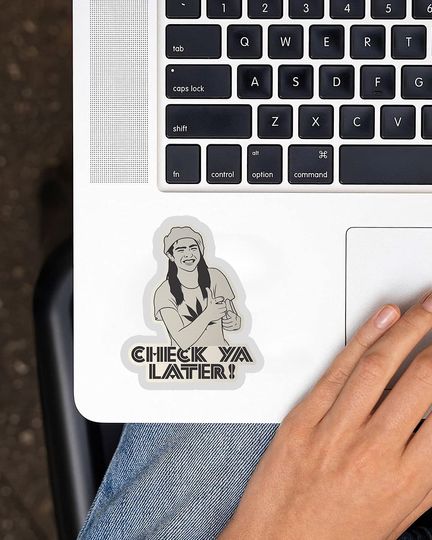 Dazed and Confused Ron Slater Check Ya Later Sticker 2"