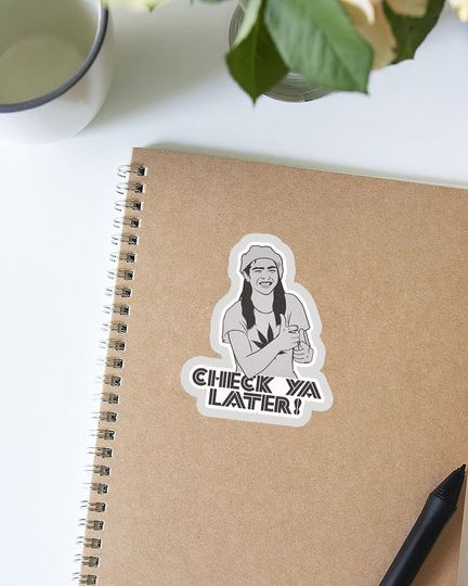 Dazed and Confused Ron Slater Check Ya Later Sticker 2"