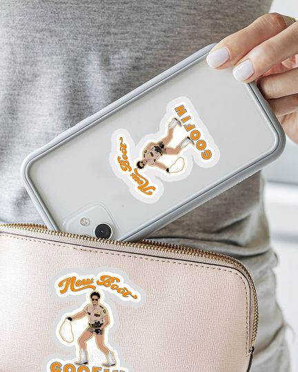 Reno 911 Lieutenant Jim Dangle New Boot Goofin  Sticker 3"