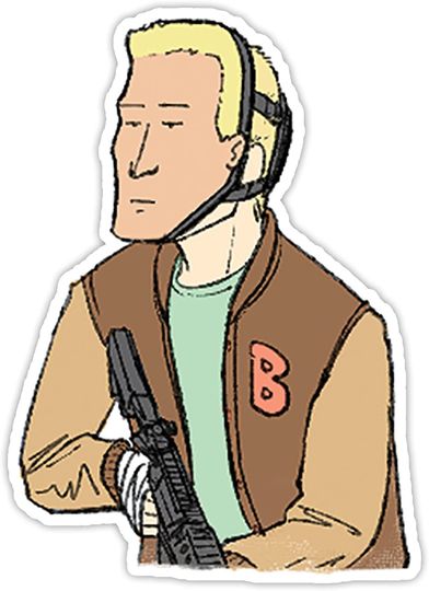 King of The Hill Veste Boomhauer Payday 2 x HLM x KOTH Sticker 3"