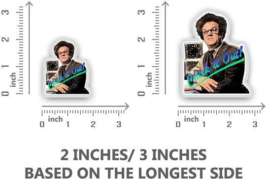Check It Out! Dr. Steve Brule  Sticker 3"
