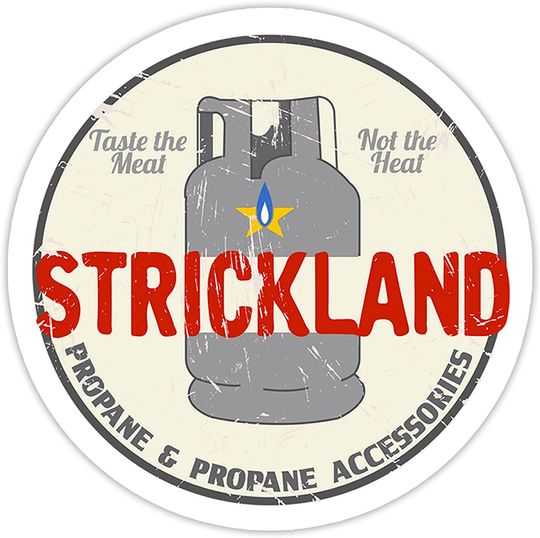 King of The Hill Strickland Propane Promotional Sticker 3"