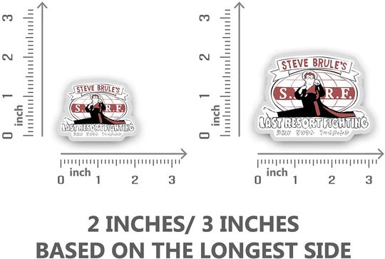 Check It Out! Dr. Steve Brule Steve Brule's Last Fight Sticker 3"