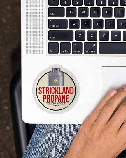 King of The Hill Strickland Propane  Sticker 2"