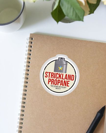 King of The Hill Strickland Propane  Sticker 2"