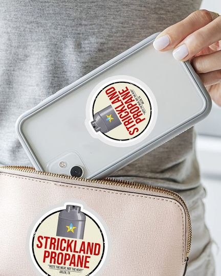 King of The Hill Strickland Propane  Sticker 2"