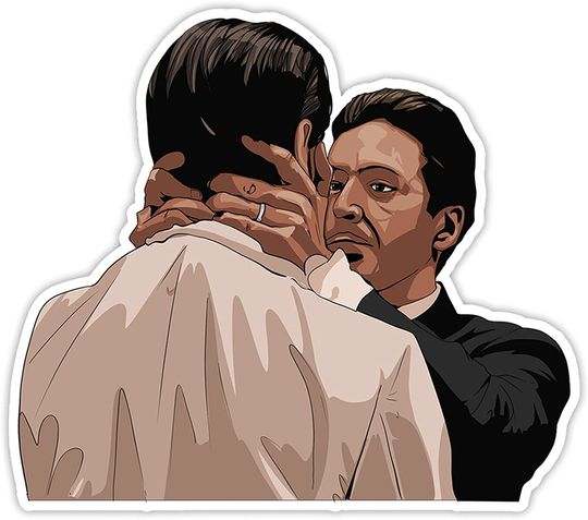 The Godfather Michael Corleone I Know It was You, Fredo. You Broke My Heart. You Broke My Heart! Sticker 2"