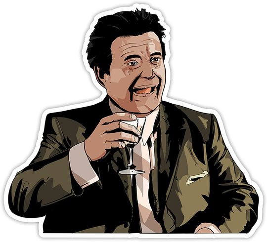 Goodfellas Joe Pesci What Do You Mean I&rsquo;m Funny Sticker 2"