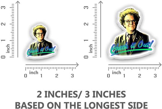 Check It Out! Dr. Steve Brule  Sticker 2"