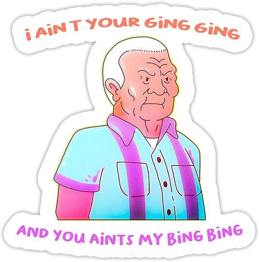 King of The Hill Citation Drle De Cotton Hill Koth Sticker 3"