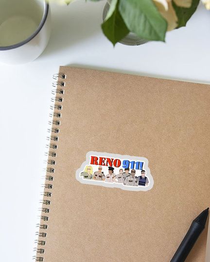 Reno 911 Sticker 3"