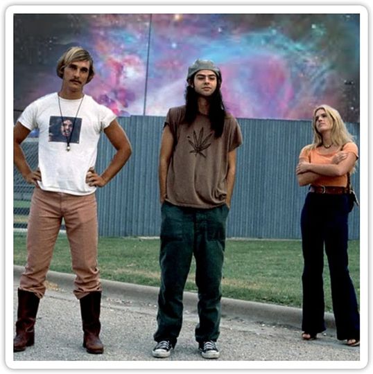 Dazed and Confused Appale Sticker 2"