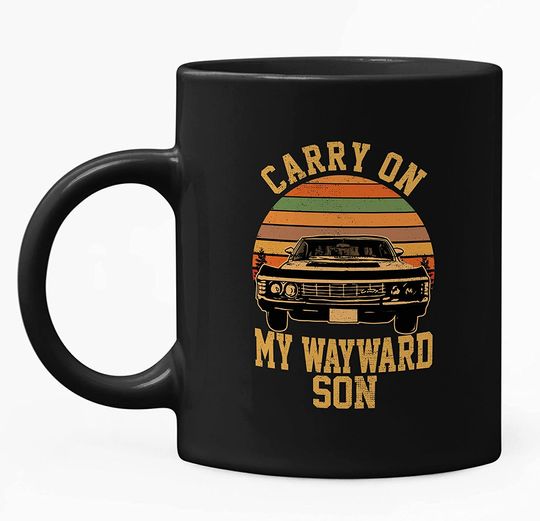 Dean Winchester Carry On My Wayward Son Mug 15oz