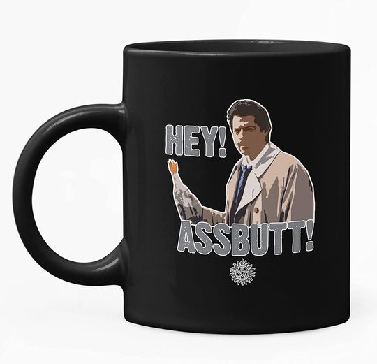 Castiel Hey Assbutt Mug 15oz
