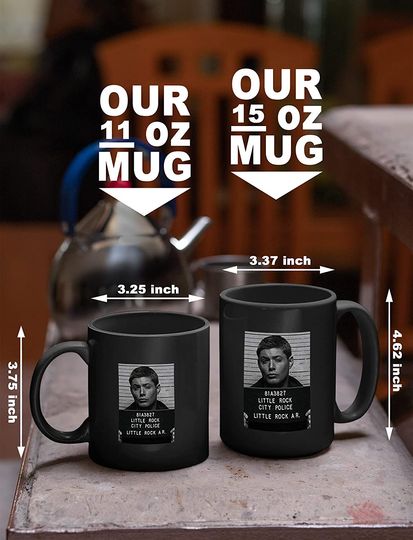 Dean Winchester Mugshot Mug 11oz