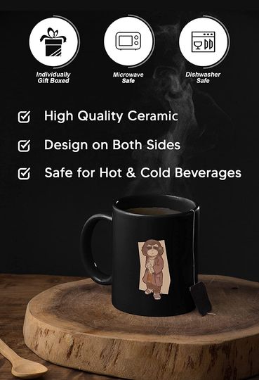 The Big Lebowski The Dude Abides VTEMENT Mug 15oz