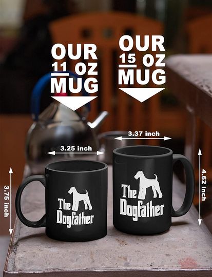 The Godfather The Dogfather Airedale Terrier Mug 15oz