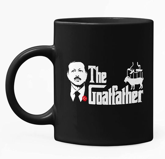 The Godfather The Goatfather Erdogan Turky Parody Mug 11oz